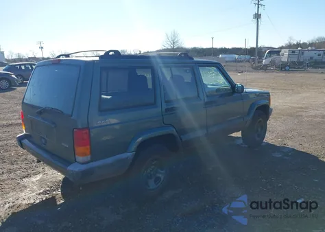 2000 Jeep Cherokee Sport из США, поврежденный, VIN 1J4FF48SXYL147534